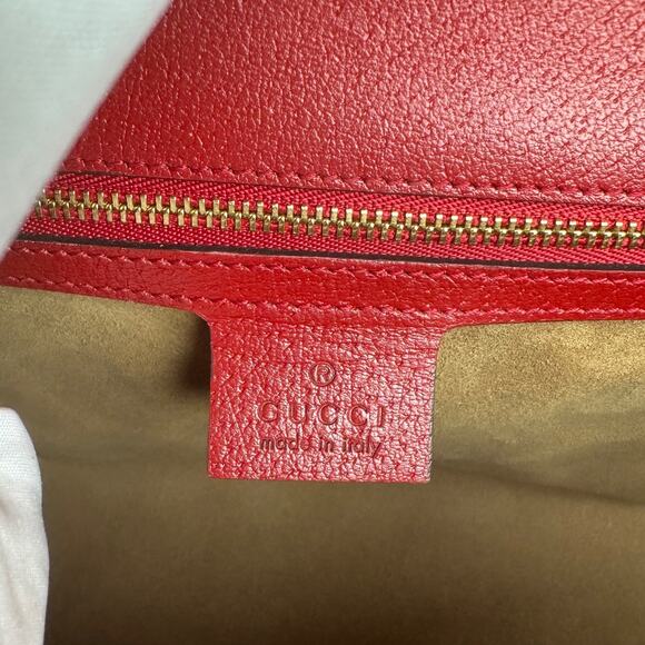 Pre-Owned Gucci GG Supreme Monogram Tian Print Medium Padlock Shoulder Bag - Picture 7 of 16